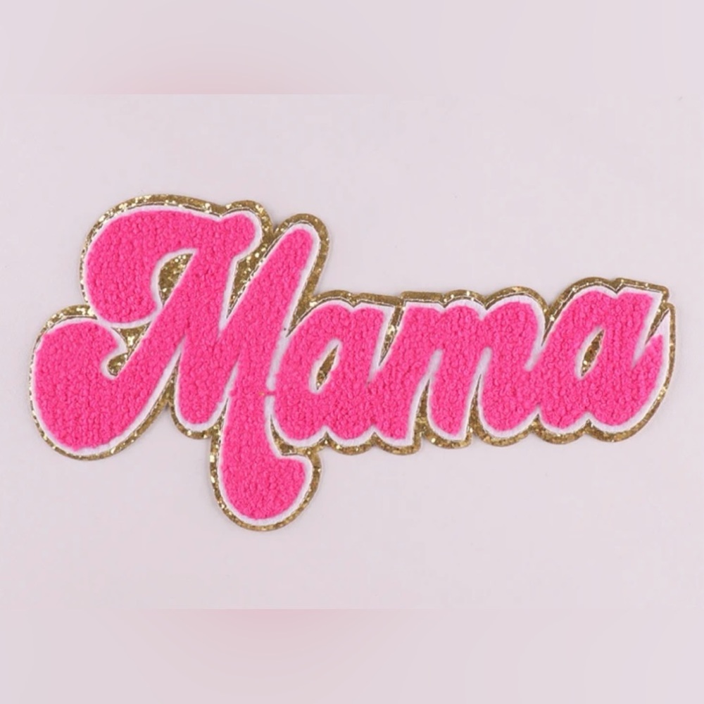 Iron on embroidered patch